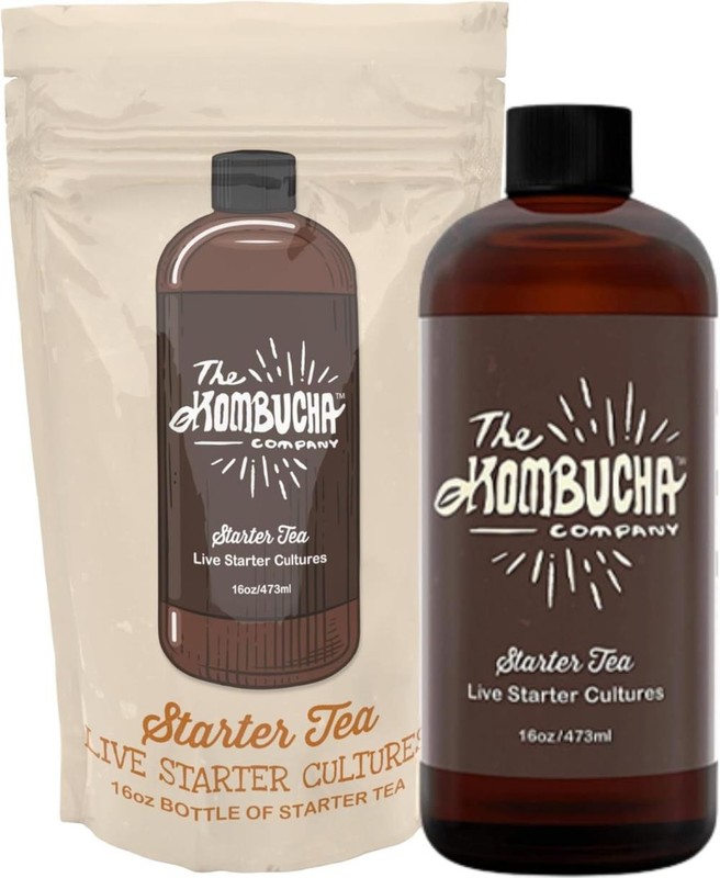 Kombucha Starter Tea | Grow SCOBY From Scratch | 16 oz Bottle gallery