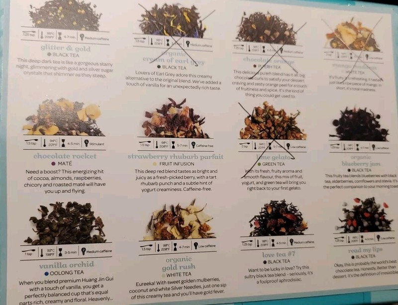 DAVIDsTEA Sweet Indulgence Sampler, Loose Leaf Tea Gift Set 8 Fruity infusion gallery