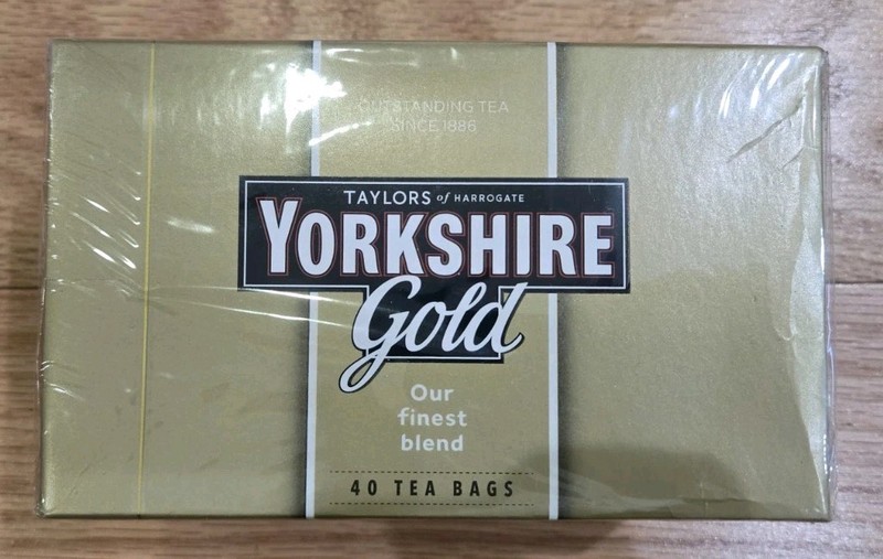 Yorkshire Tea Gold, Black Tea, 40 Count, Premium Blend, Rich, New