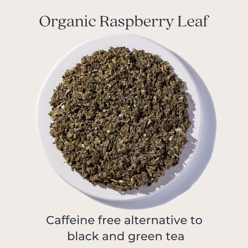 Organic Red Raspberry Leaf Tea Loose Leaf 1 Pound Bulk Non GMO Kosher gallery