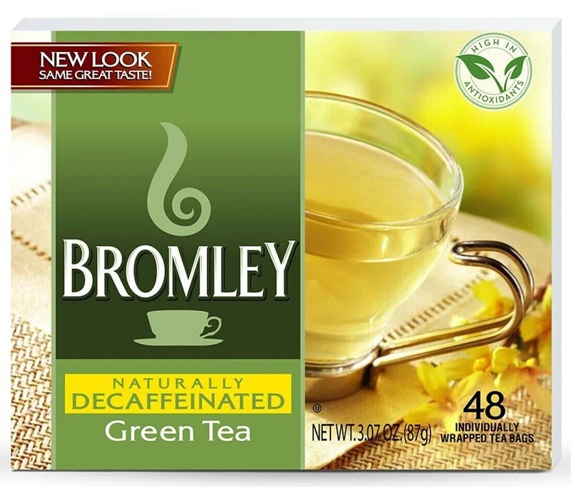 Bromley Naturally Decaffeinated Green Tea 48 ct. box, A Healthy Antioxidant