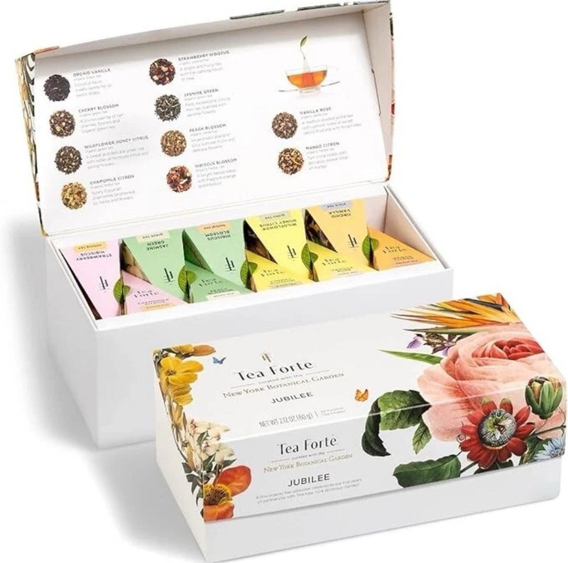 Jubilee Presentation Box Tea Gift Set Sampler, 20 Count 2 of Each Variety Indivi