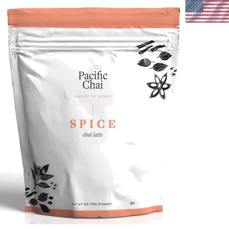 Latte Spice Instant Chai Latte Mix – 3 lb Pack for Authentic Flavor Anytime