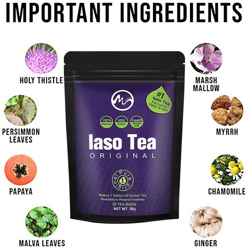 Detox Tea Slimming Tea Iaso Tea designed for Women Men 28 Bags Loose Weight Orig gallery