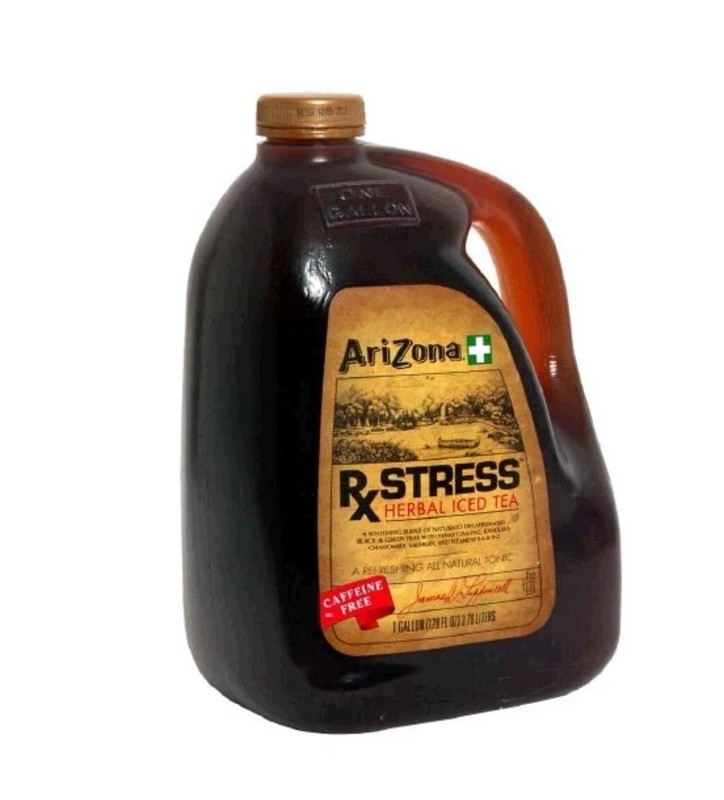 Arizona Tea, 128 Fl. Oz (Pack of 2) (Rx Stress Herbal Iced Tea)