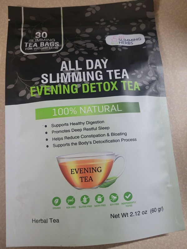 All Day Slimming Tea Evening Detox for Restful Sleep/Digestion/Detoxification (A
