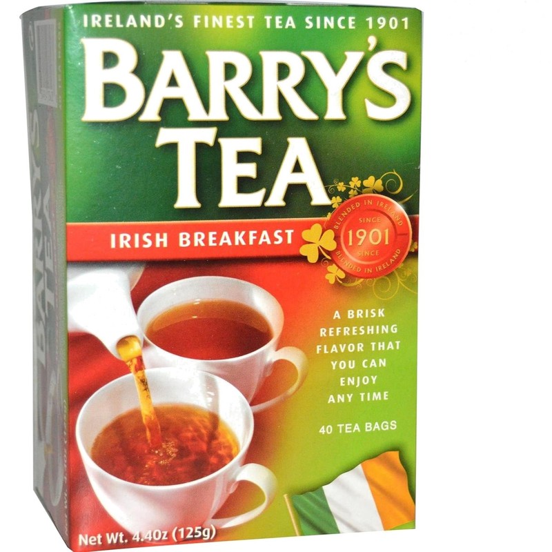 40 Count Unsweetened Irish Breakfast Teabags – High Caffeine, Allergen-Free