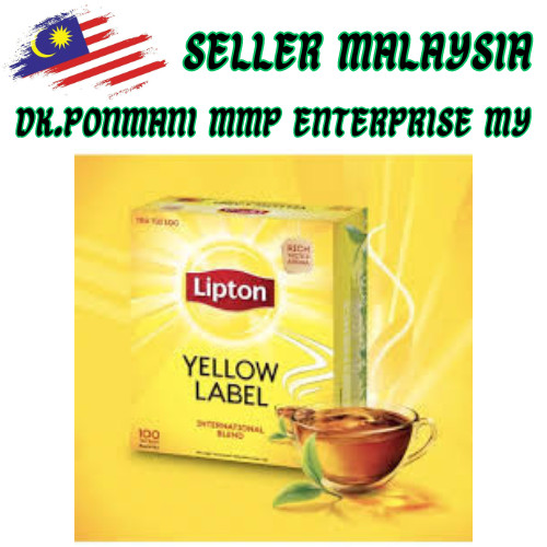LIPTON YELLOW LABEL SERVICES 10 BOXS Tea Bags Black 1000 x 2g Free Shipping gallery