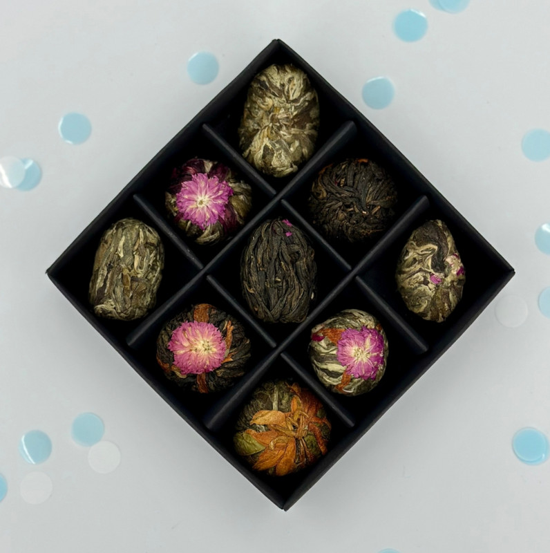 ECO Handmade Natural Mini Floral Tea Set 9 pcs