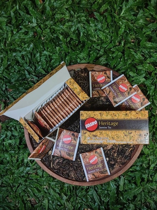 5 Box SOSRO HERITAGE Jasmine Tea Premium Fragrant Delicious Indonesian Legendary