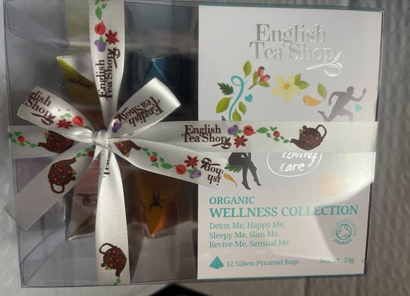 ENGLISH TEA SHOP ORGANIC WELLNESS COLLECTION,DETOX ME,HAPPY ME,SLEEPY ME,SLIM ME