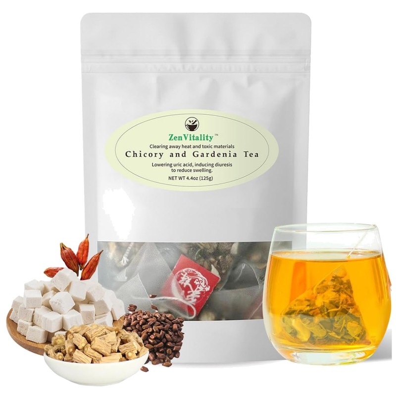 Sugar-Free Chicory Gardenia Tea – Digestion & Weight Support