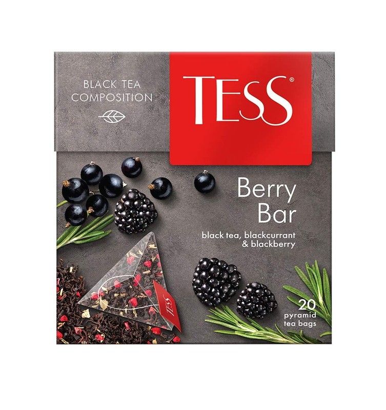 Black Tea Berry Bar Raspberry and Rhubarb Beverages Grocery Gourmet Food 20 p... gallery