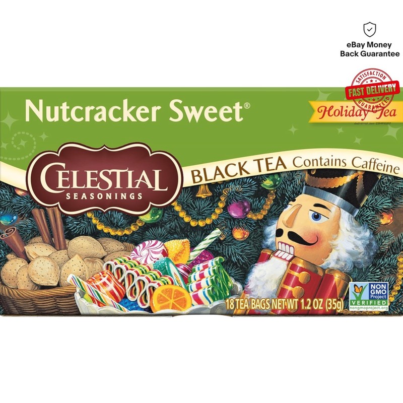 Nutcracker Sweet Black Tea – High Caffeine, Eco-Friendly Choice – 108 Teabags