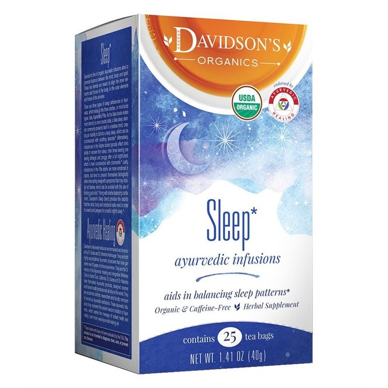 Davidson’s Sleep Ayurvedic Infusion Tea Exp Oct 2026 or later