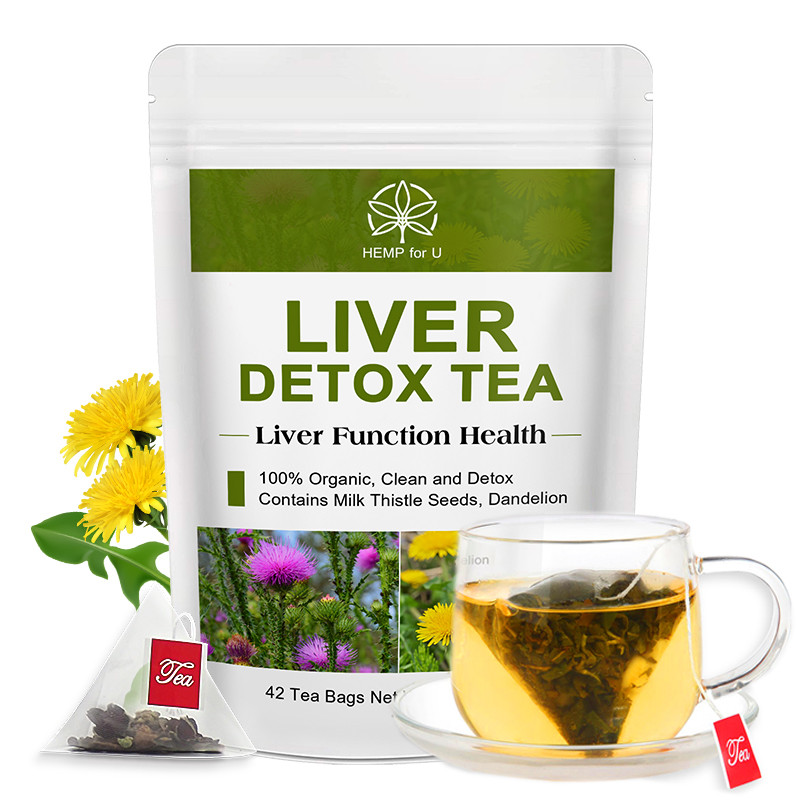 42 Bags Liver Cleanse & Detox Support Liver Detox Tea Herbal Kidney and Pancrea gallery