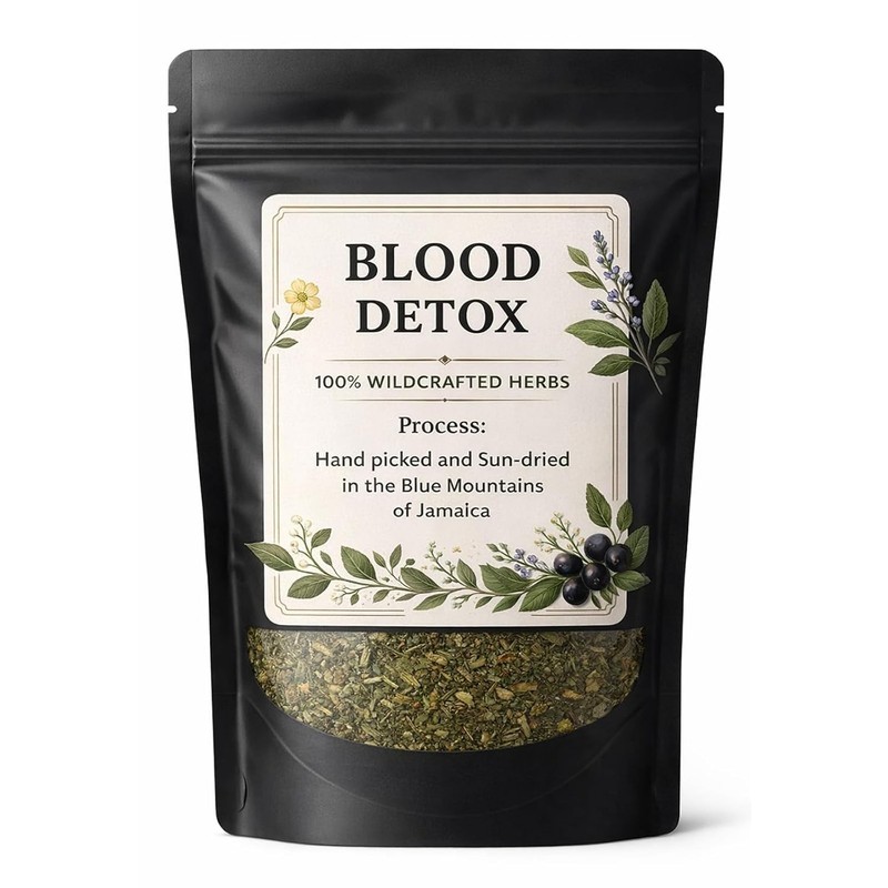 blood detox tea Jamalca, with Lotus Flower Flagweed, Cinnamon, Yushu and More…