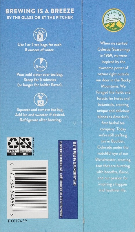 Cold Brew Raspberry Black Iced Tea 18 Tea Bags Pack of 5 gallery