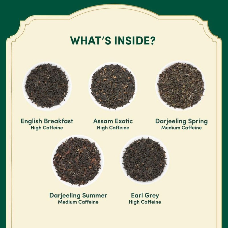 Assorted Black Tea Bags Sampler 5 Flavors 20 Ecofriendly Pyramid Tea bags I ... gallery