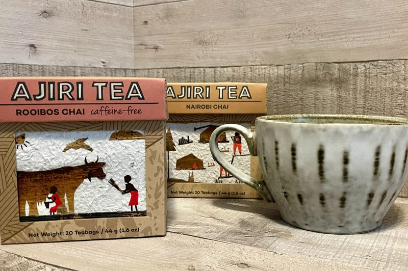 Ajuri Rooibos & Nairobi Chai Teas from Kenya w/ Mug Gift Set