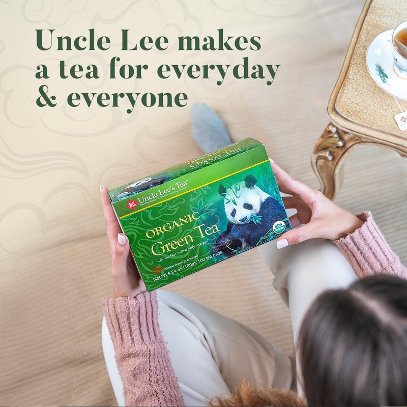 Lightly Caffeinated Organic White & Green Tea 2-Pack 200 Bags for Everyday Use gallery