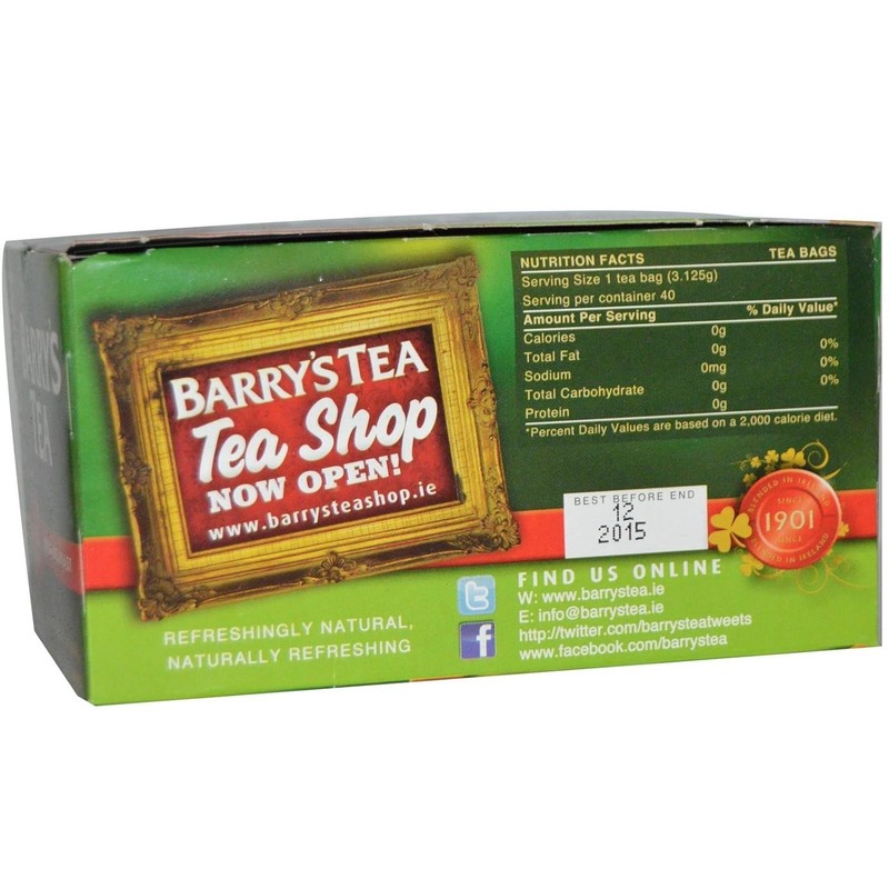 40 Count Unsweetened Irish Breakfast Teabags - High Caffeine, Allergen-Free gallery