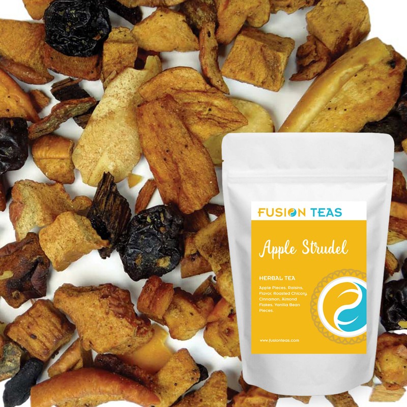 Apple Strudel Fruit Tea – Herbal Loose Leaf Tisane – Fusion Teas