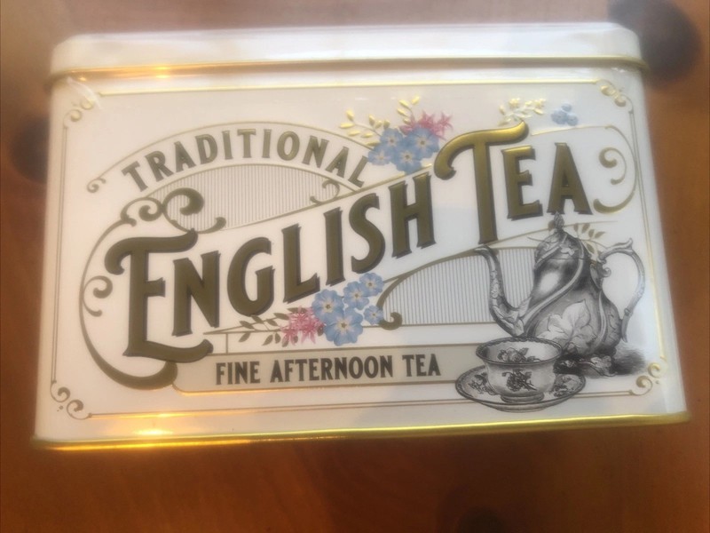 Traditional English Tea Fine Afternoon 40 Bags Presentation Tin New English Teas