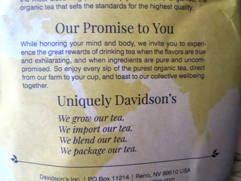 DAVIDSON'S ORGANIC GENMAICHA LOOSE LEAF GREEN TEA BAG 1 LB EXP 08/14/27 NEW gallery