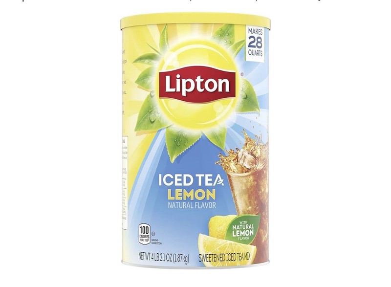 Lipton Lemon Iced Tea Mix Powder Drink Makes 28 Quarts Sweetened Refreshing