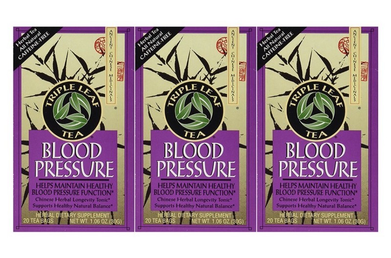 3 Boxes – Triple Leaf Tea Blood Pressure Tea Total 60 Tea Bags Herbal