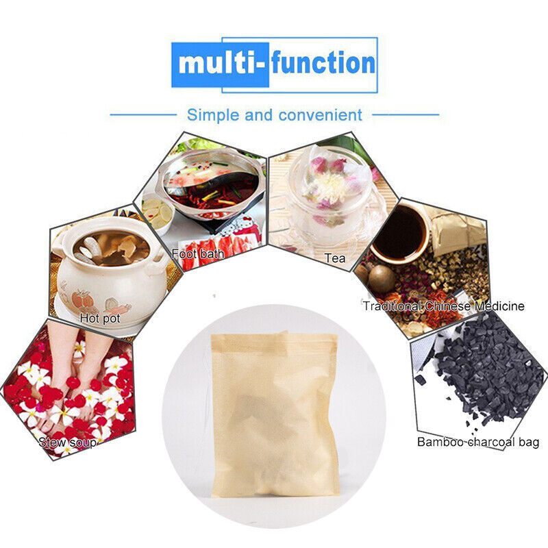 10-5000pcs Tea Bag Disposable Drawstring Empty Teabag Herb Loose Tea Filter LOT gallery