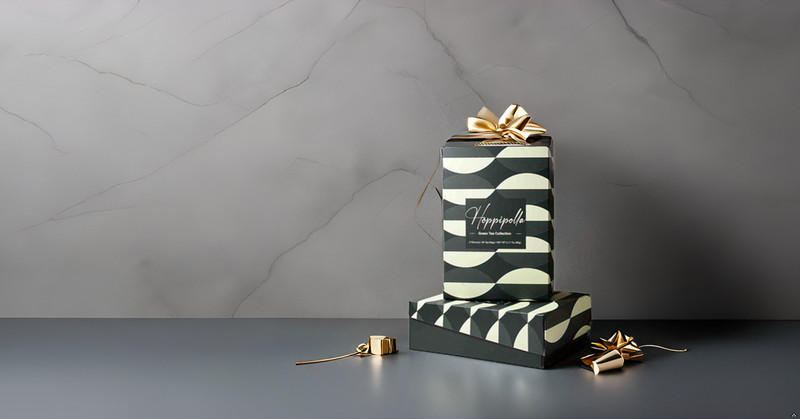 Hoppipolla Green Tea Gift Sets | 30 Pyramid Bags | Matcha, Jasmine, Pure Green gallery