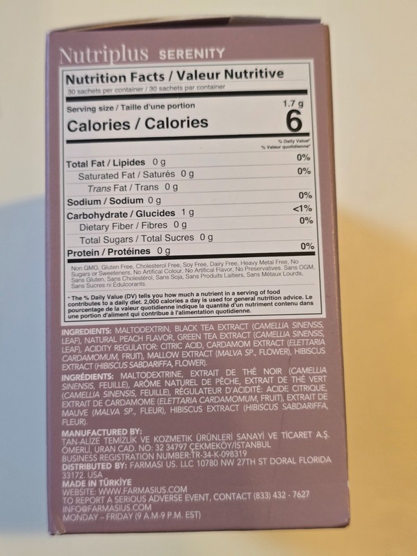 Nutriplus Serenity Peach Tea gallery