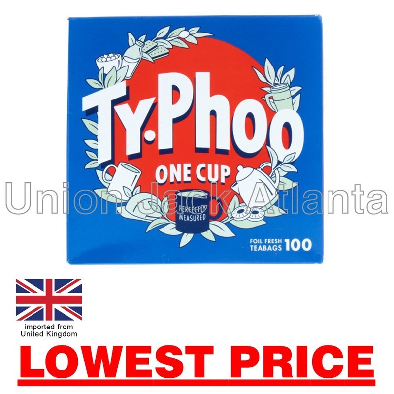 Ty-Phoo black tea (100 ct) exp 04/2028