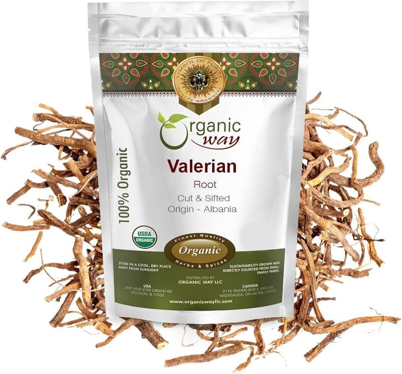 Organic Way Valerian Root Cut & Sifted (Valeriana officinalis) - Herbal Tea | Eu