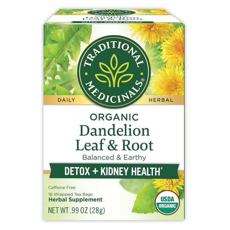 Traditional Medicinals Tea Organc Hrbl Dndln Leaf Rt 16 Bag