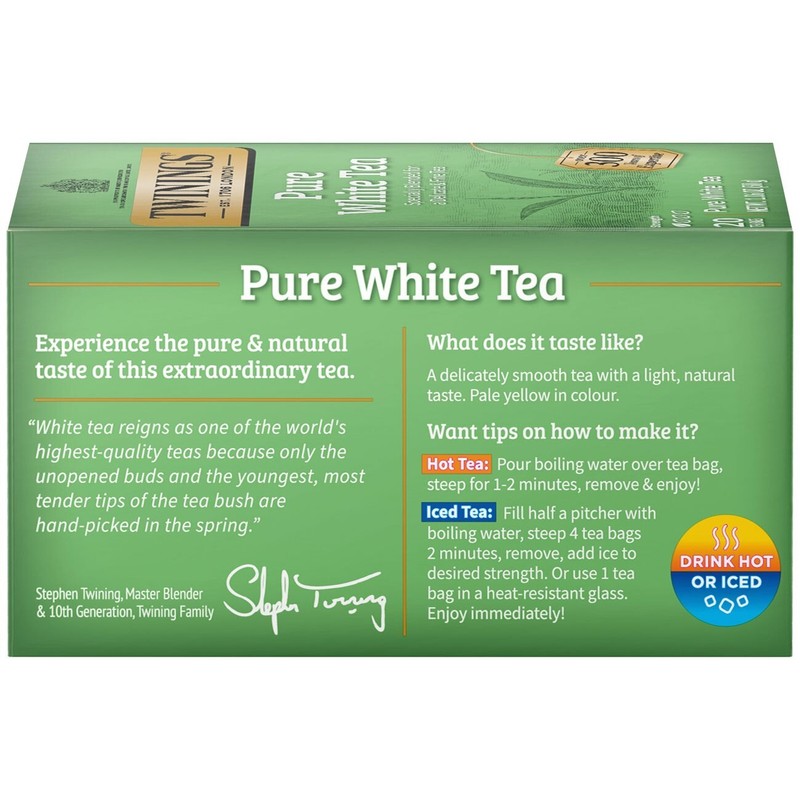 Twinings Pure White Tea - 20 tea bags gallery