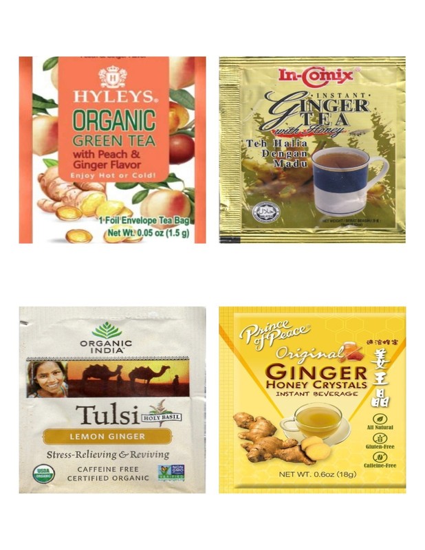 Ginger Tea Bag Sampler Variety Pack - 24 Single-Serve Varieties - 19 Brands gallery