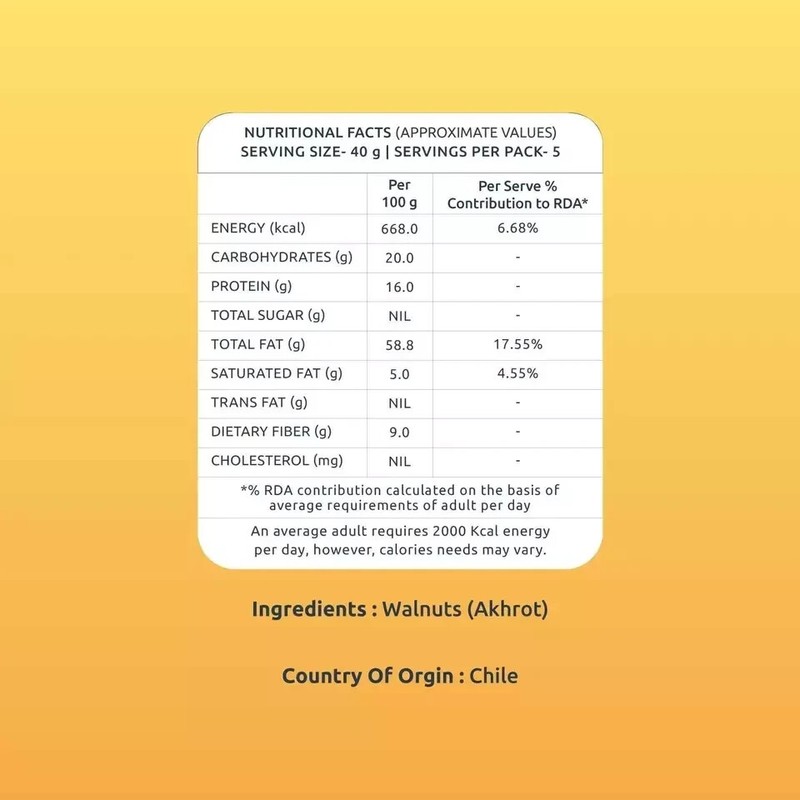 Farmley Chile Walnut Kernel | 200G free shipping world wide gallery