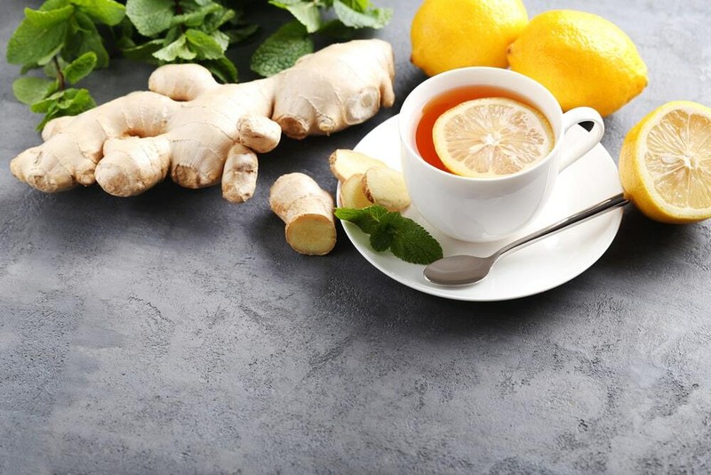 Ceylon Ginger Loose Leaf Tea– Refresh Tea, Natural Ginger- Relive Cold & Flu gallery