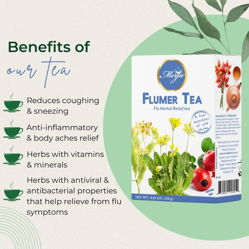 Flumer Tea- Flu relief Tea- Loose Tea - 100% Natural Tea gallery