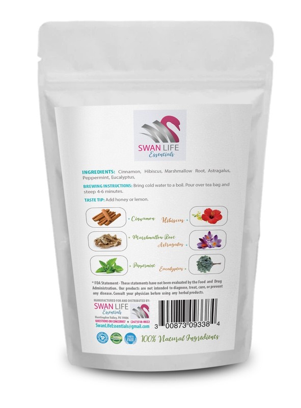 respiratory support cold flu - LUNG SUPPORT TEA - eucalyptus tea bags 2Pks 28 gallery