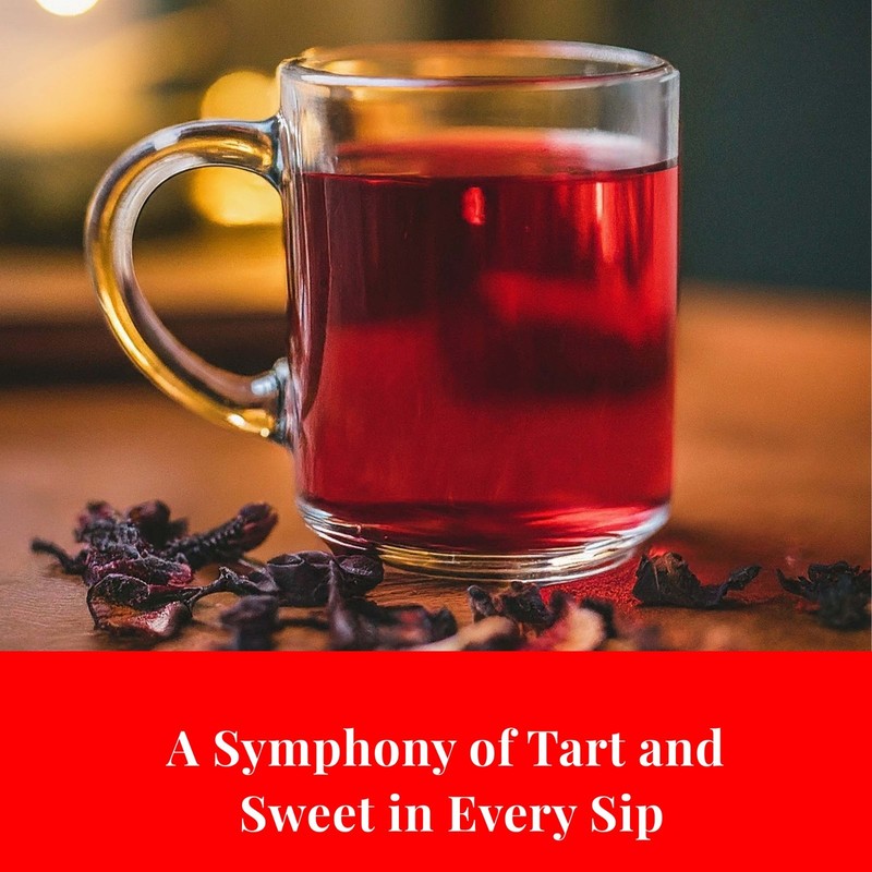 Hibiscus Tea with Ginger - 50 Hibiscus Tea bags, Hibiscus Tea Blend, Herbal Tea gallery