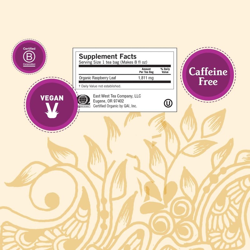 Yogi Women's Raspberry Leaf Tea 16 Count (Pack of 1), Yellow and Pink gallery