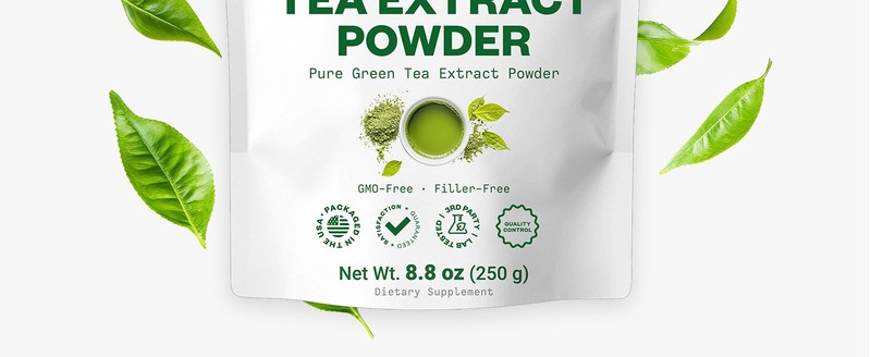 Green Tea Extract Powdered Tea from Premium Green Leaf Unsweetened Vegan gallery
