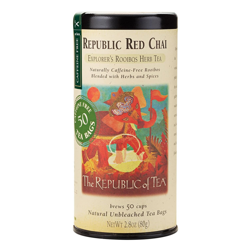 Red Chai Red Rooibos Herbal Tea, 50 Tea Bags