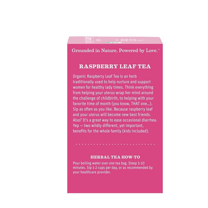 Earth Mama Organic Raspberry Leaf Tea, 16 Tea Bags gallery