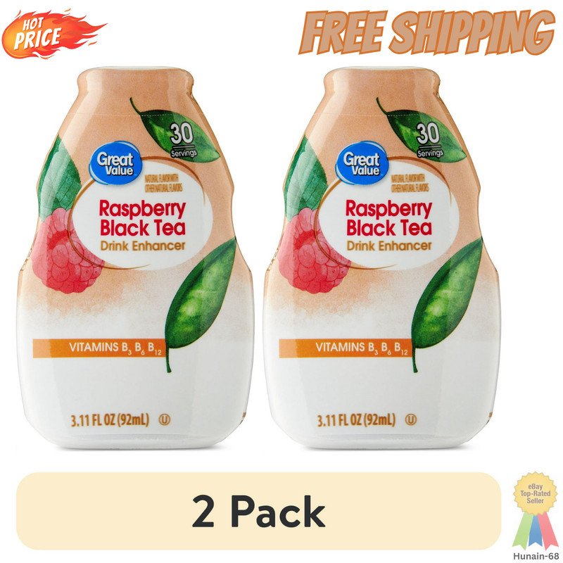 (2 pack) Great Value Raspberry Black Tea 3.11