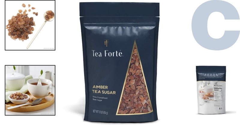 Quick-Dissolving Beet Rock Sugar Crystals for Tea & Coffee - 1 lb Resealable Bag gallery